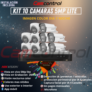 KIT 10 CAMARAS 5MP PRO